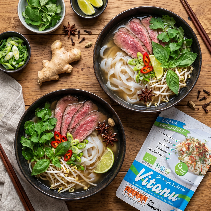 Low-Carb & Keto Pho mit Knochenbrühe