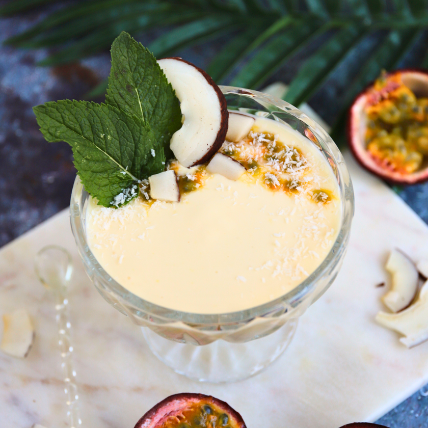 Low-Carb Tropical Cream Dream mit Mönchsfrucht