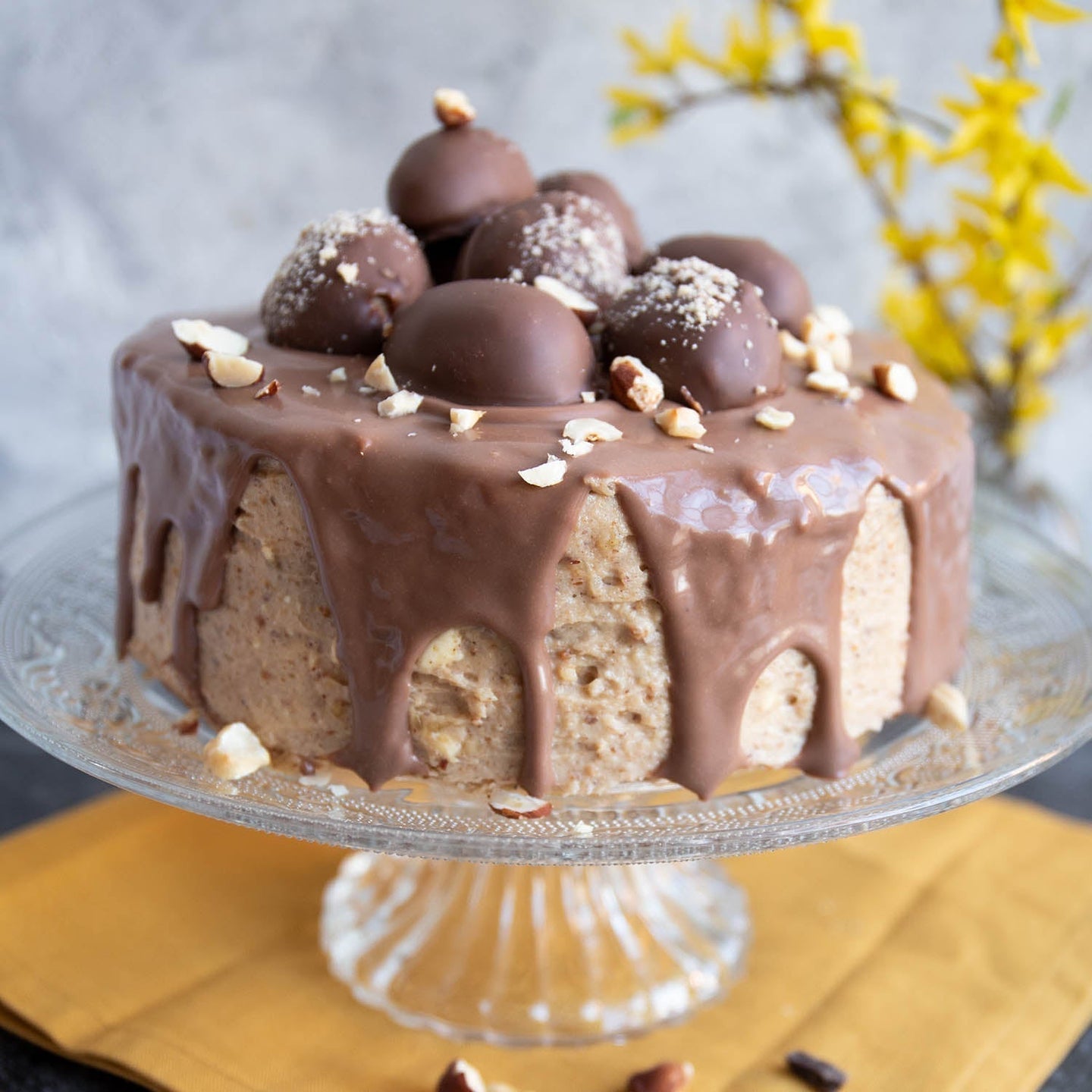 Low-Carb Schoko Bon Torte