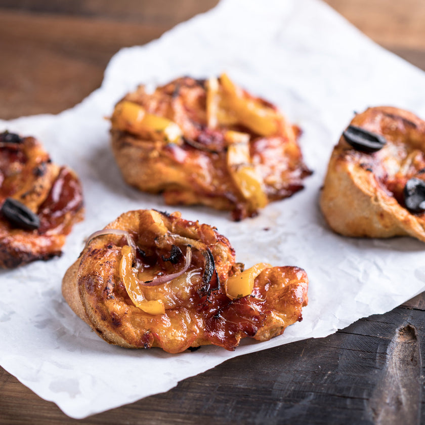 Low-Carb & Keto Pizzaschnecken