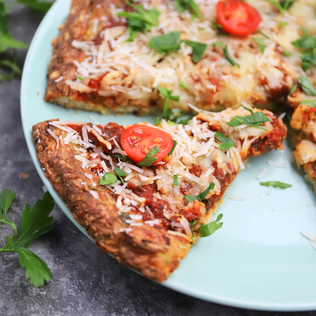 Low-Carb & Keto Brokkoli Pizza-Boden