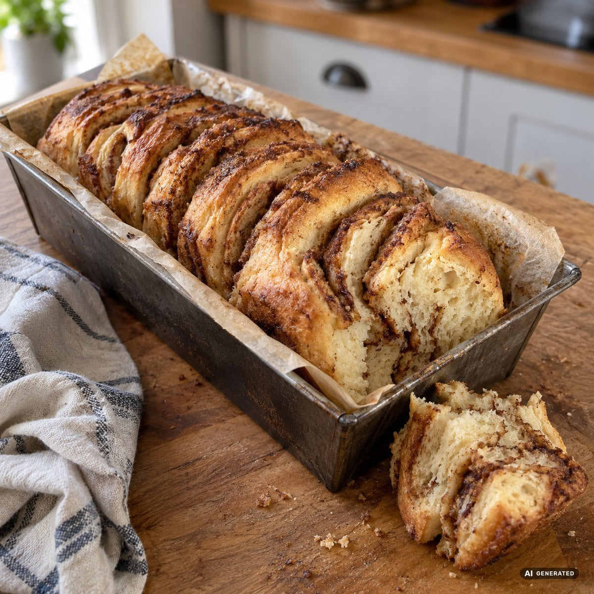 Low-Carb & Keto Zimt-Zupfbrot