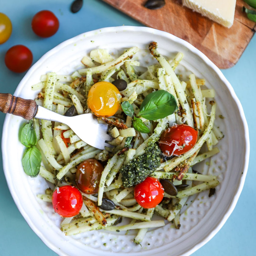 Low-Carb Kürbiskern Pesto mit Palmini