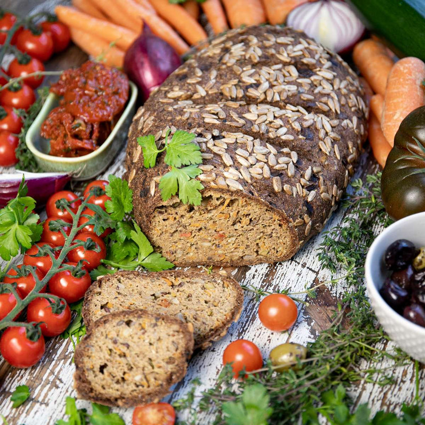 Low-Carb & Keto Gemüsebrot ohne Weizen