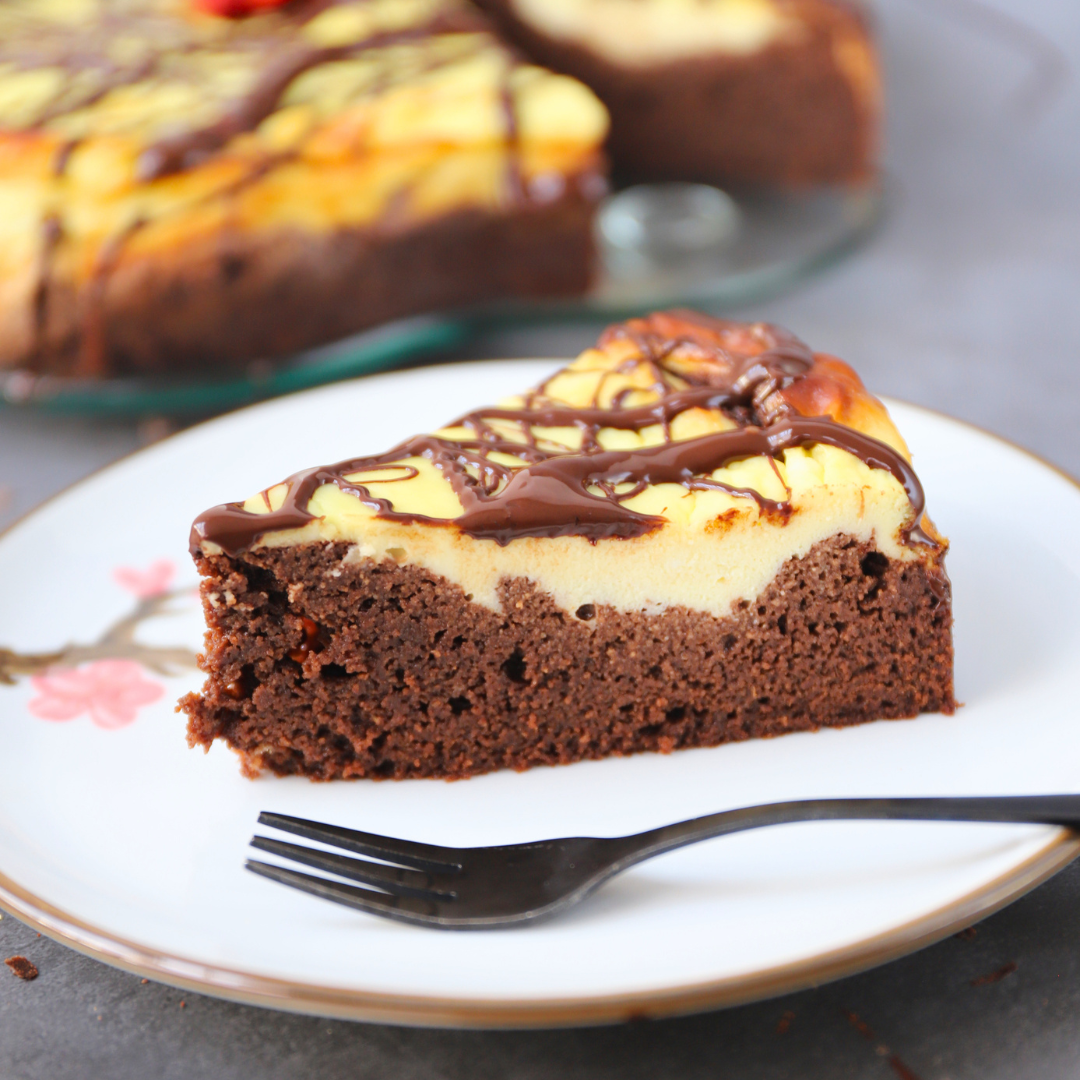 Low-Carb & Keto Cheesecake-Brownies