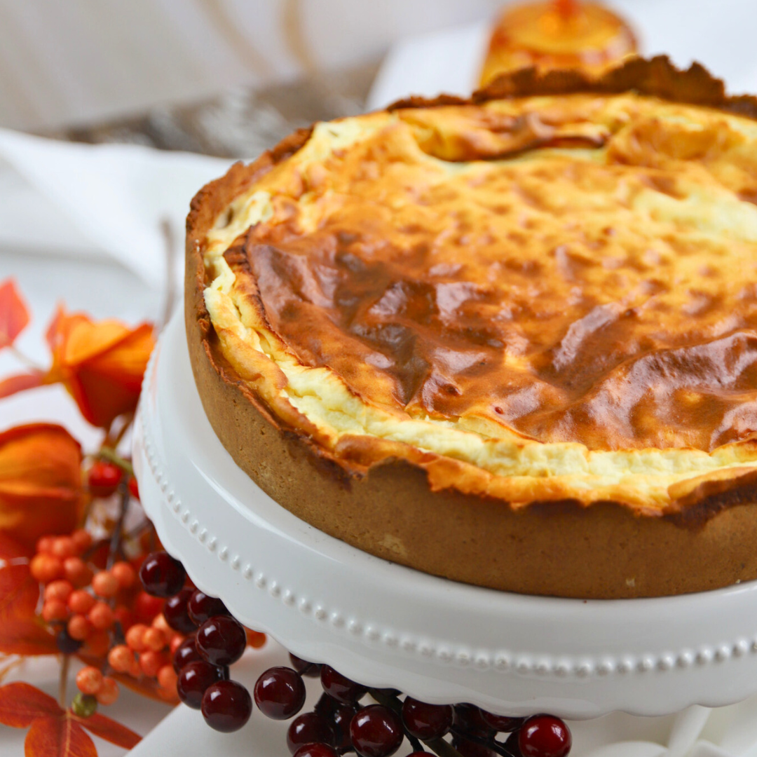 Low-Carb Käsekuchen mit Mönchsfrucht