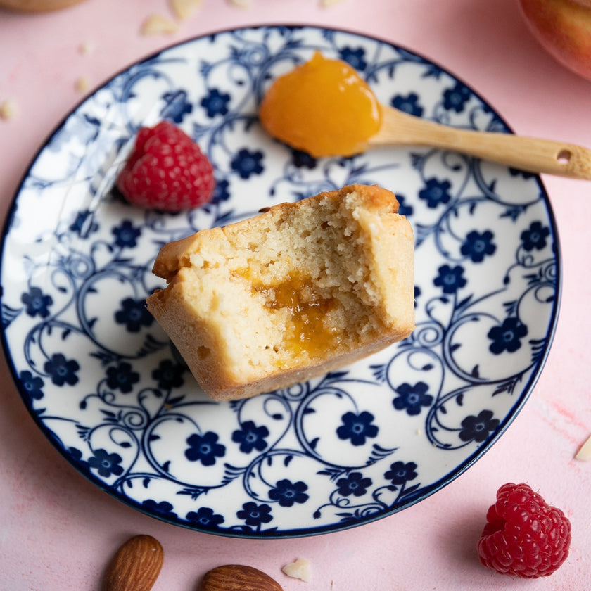 Low-Carb Frühstücks-Muffins mit Marmeladen-Füllung