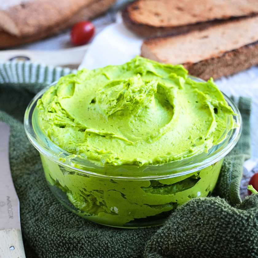 Aufgeschlagene Bärlauchbutter aus 3 Zutaten