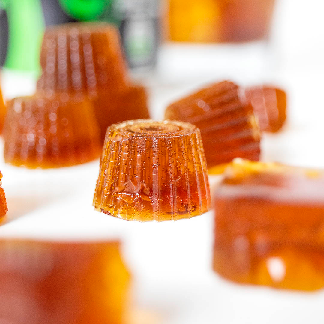 Süße Low-Carb Cola-Jellys ohne Zucker