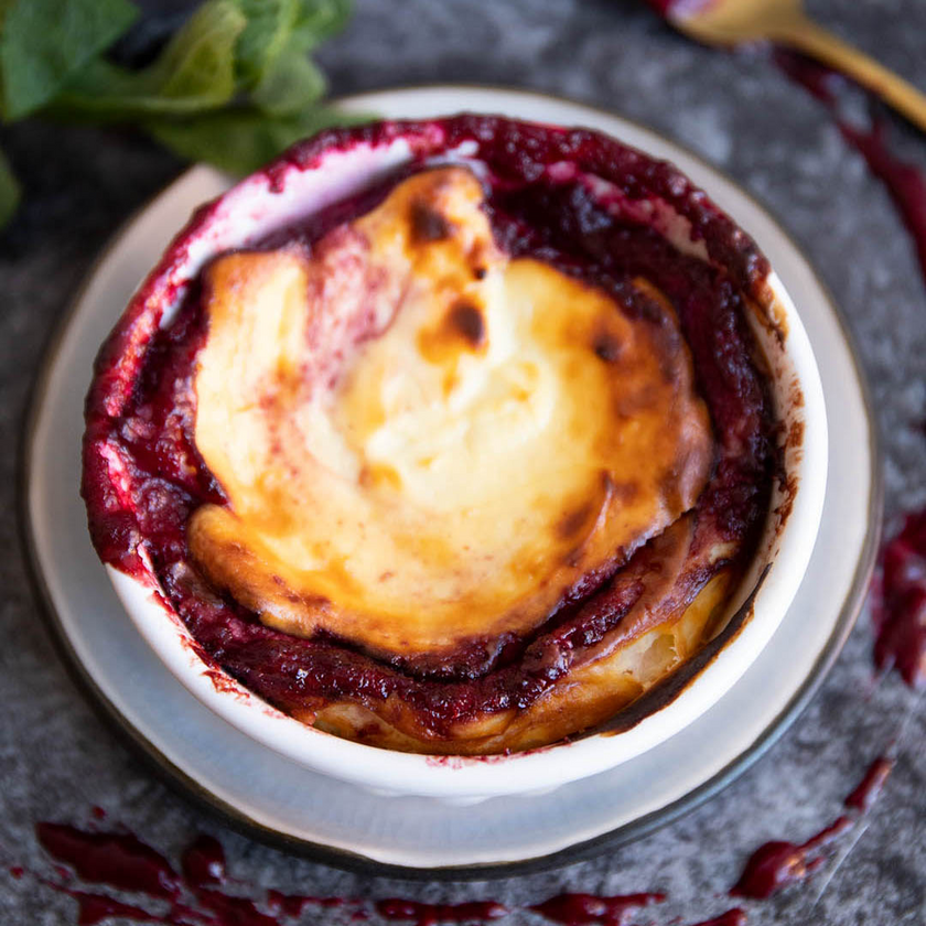 Low-Carb Mini Quarkauflauf