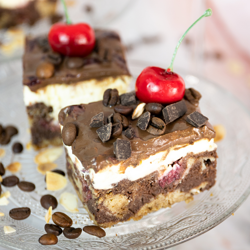 Low-Carb & Keto Donauwellen-Tiramisu