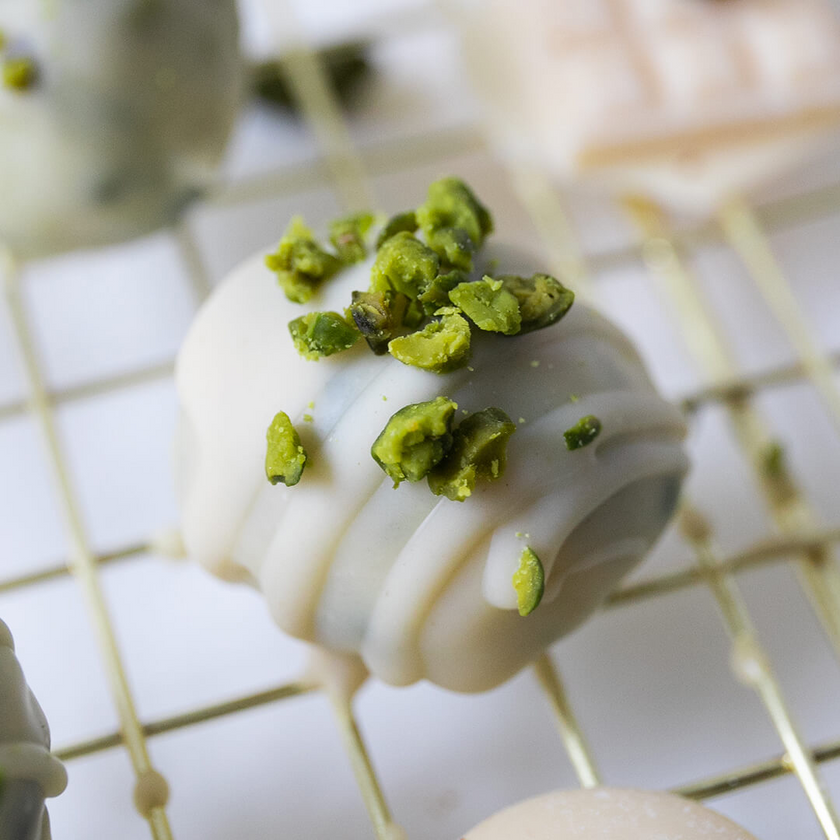 Vegane Low-Carb Pistazien-Pralinen