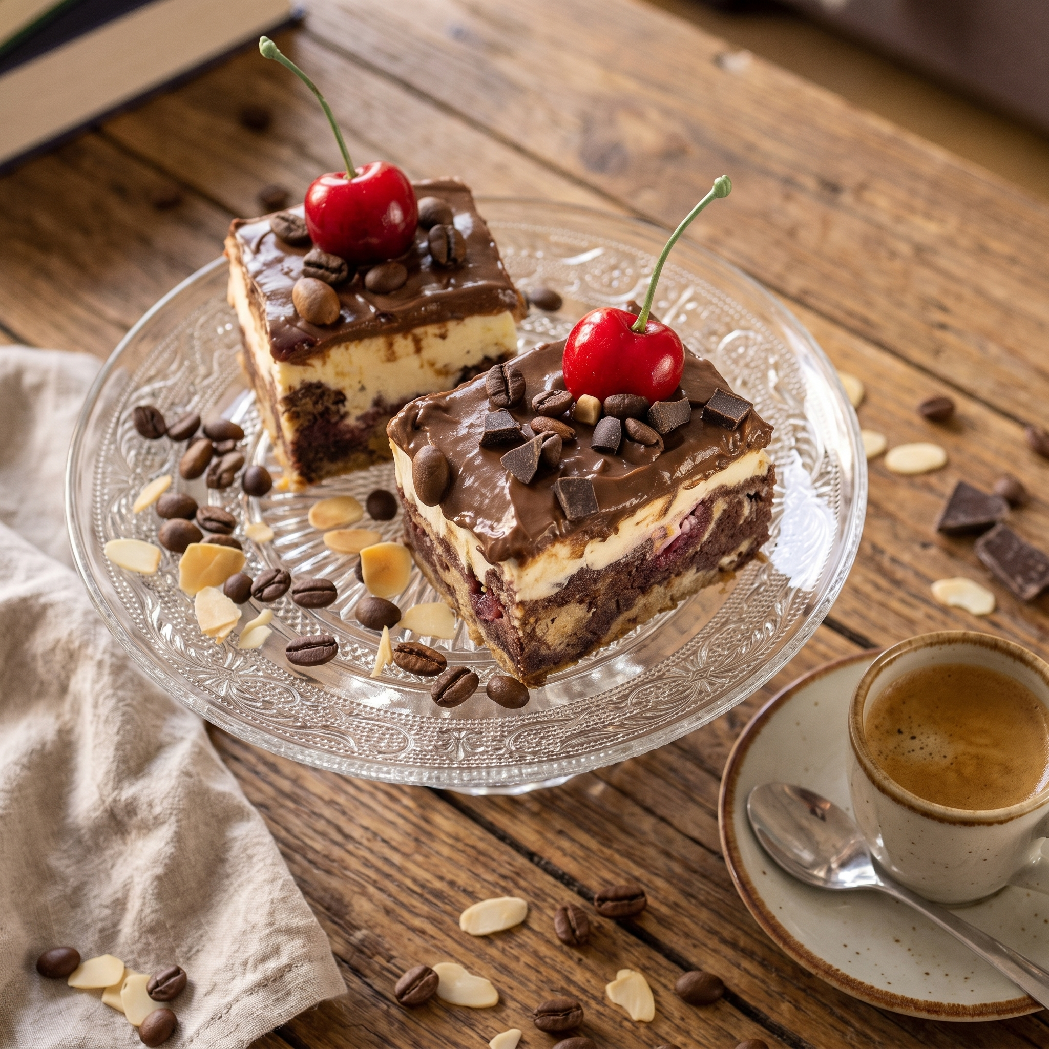 Low-Carb & Keto Donauwellen-Tiramisu