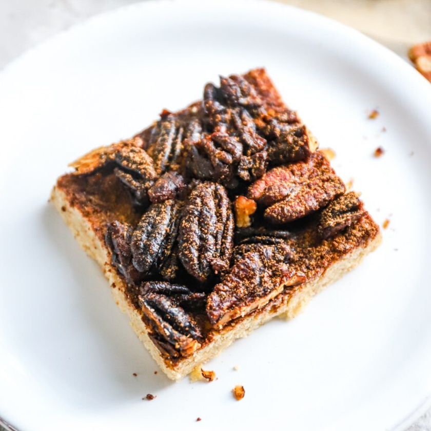 Low-Carb Pekannuss-Toffee Riegel