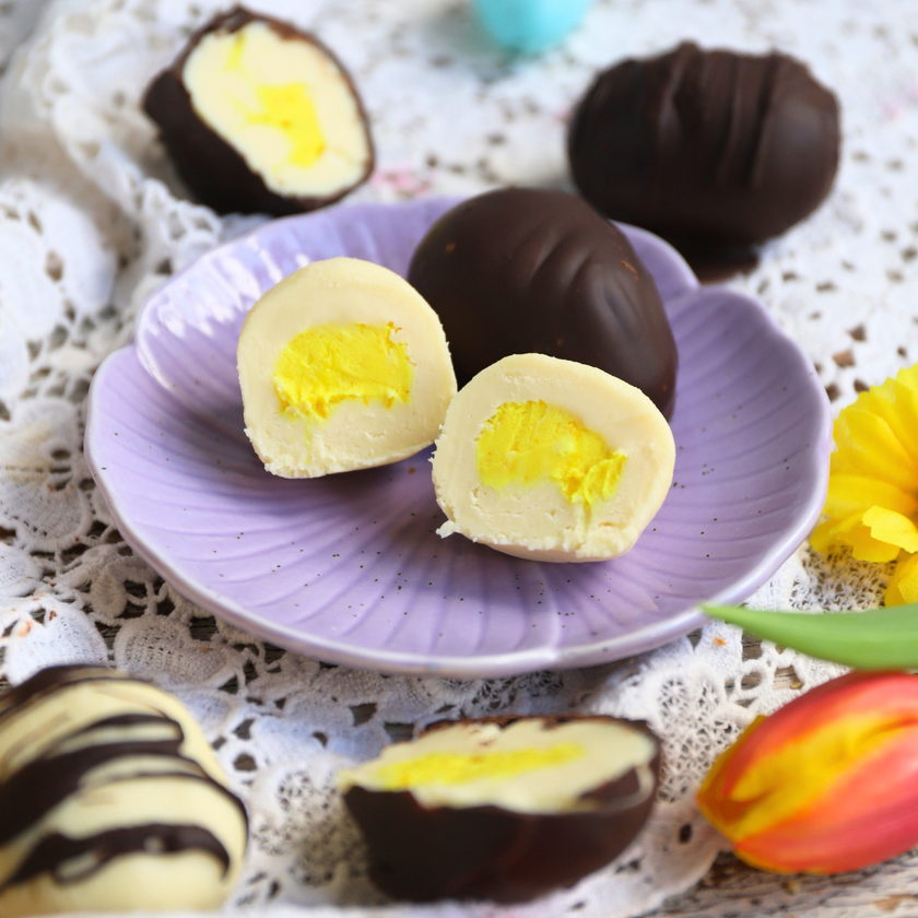 Low-Carb Schoko-Ostereier