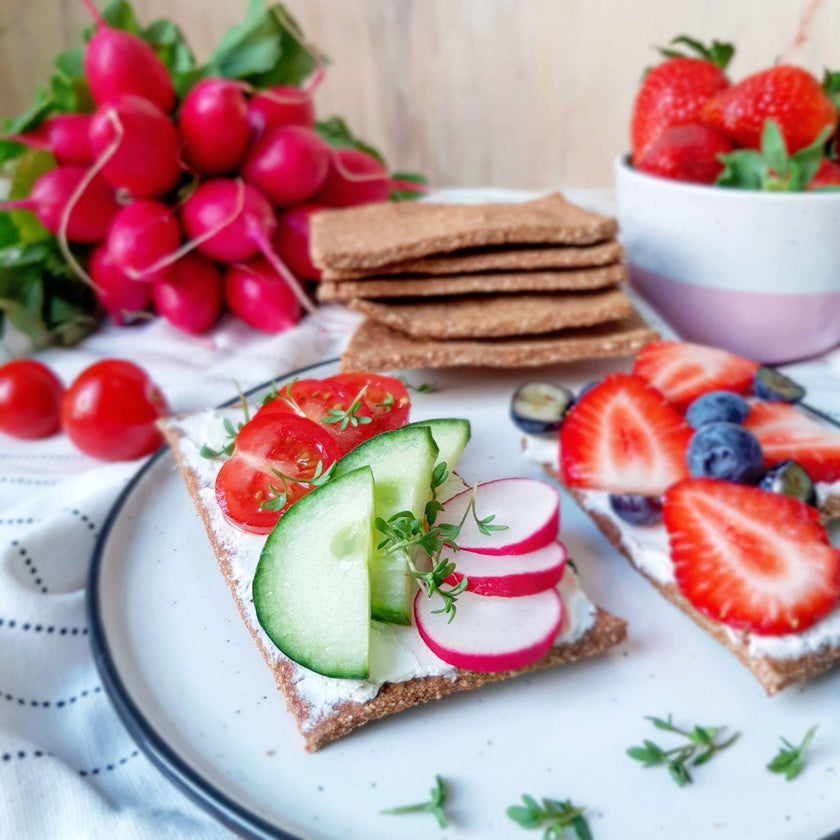 Keto & Low-Carb Sesam-Knäckebrot