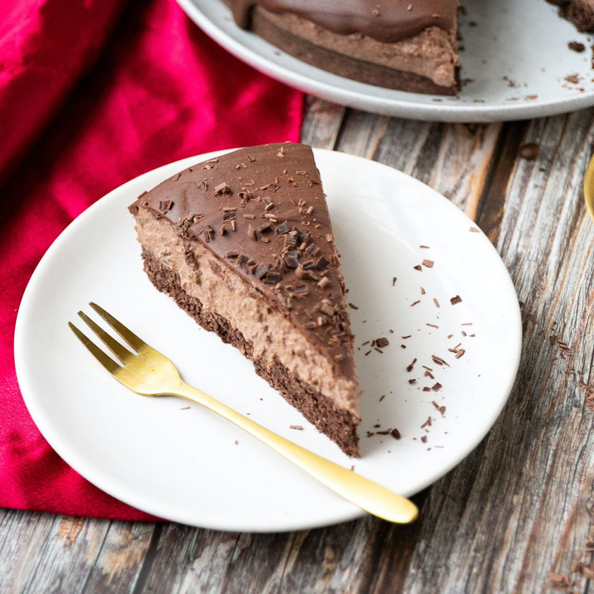 Low-Carb & Keto Triple Chocolate Cake