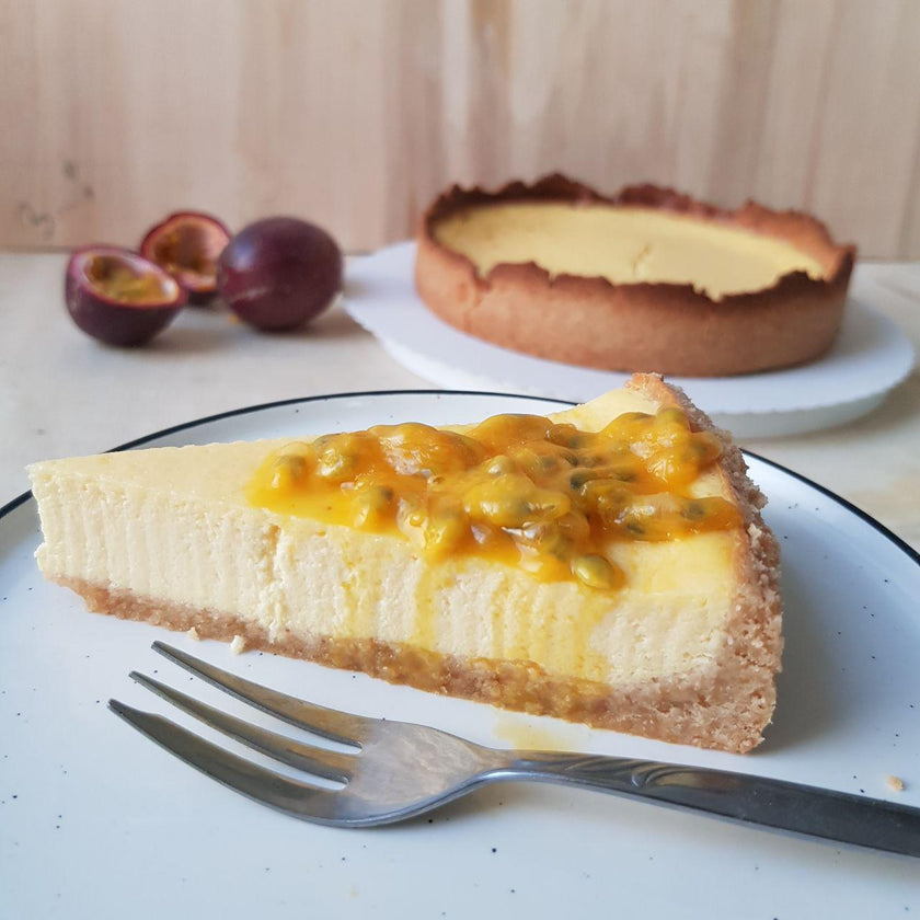 Low-Carb Passionsfrucht-Frischkäse-Kuchen