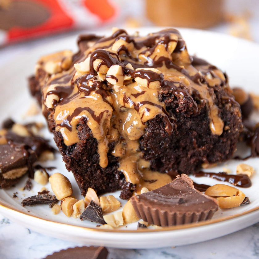 Low-Carb & Keto Peanutbutter-Brownies