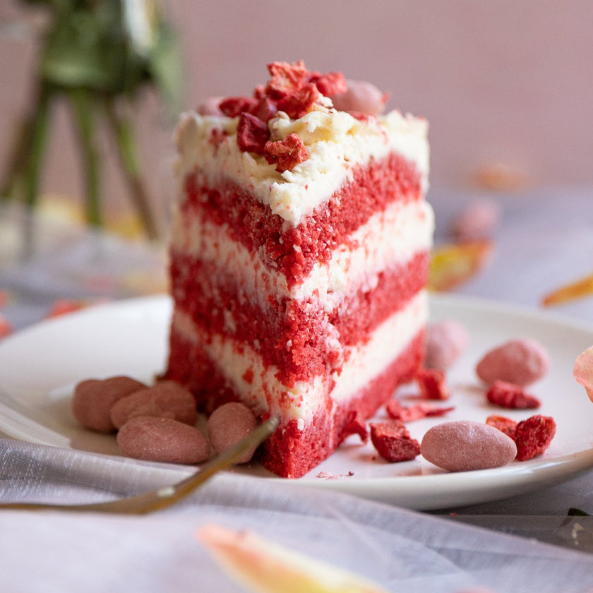 Low-Carb & Keto Red Velvet Torte