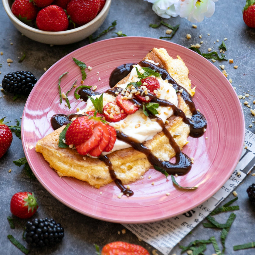 Süßes Soufflé-Omelett