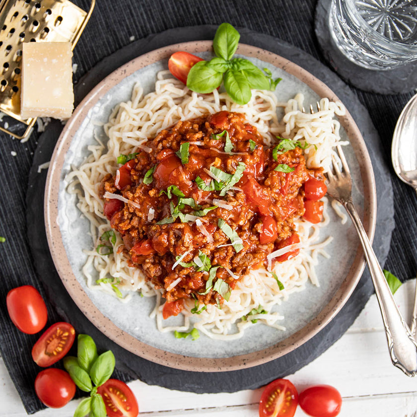 Low-Carb & Keto Spaghetti Bolognese
