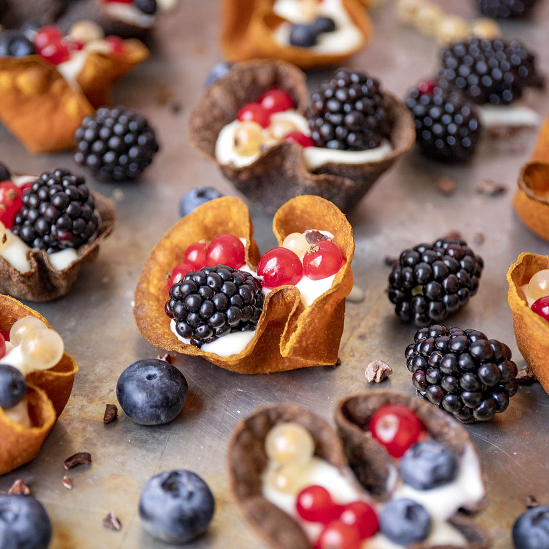 Low-Carb Vanillepudding-Schälchen