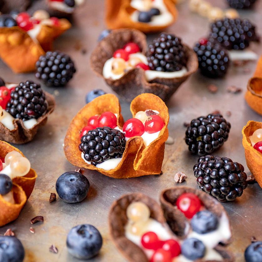 Low-Carb Vanillepudding-Schälchen