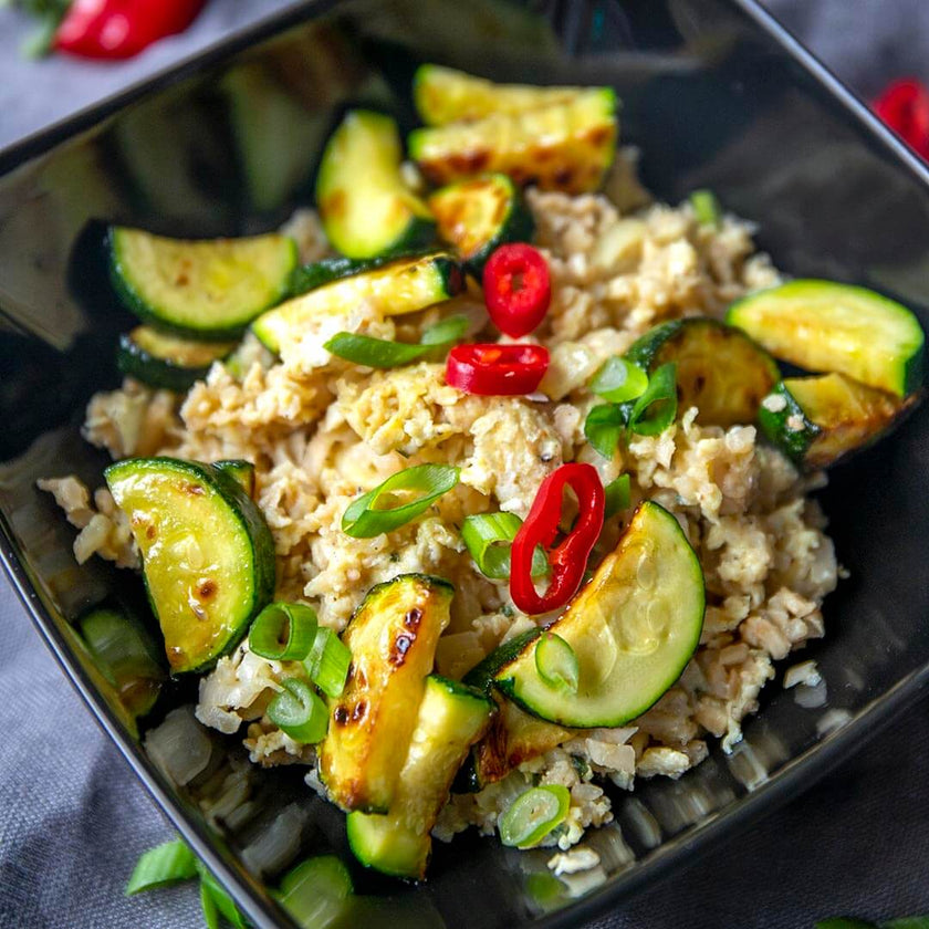 Gebratener Keto Eier-Reis