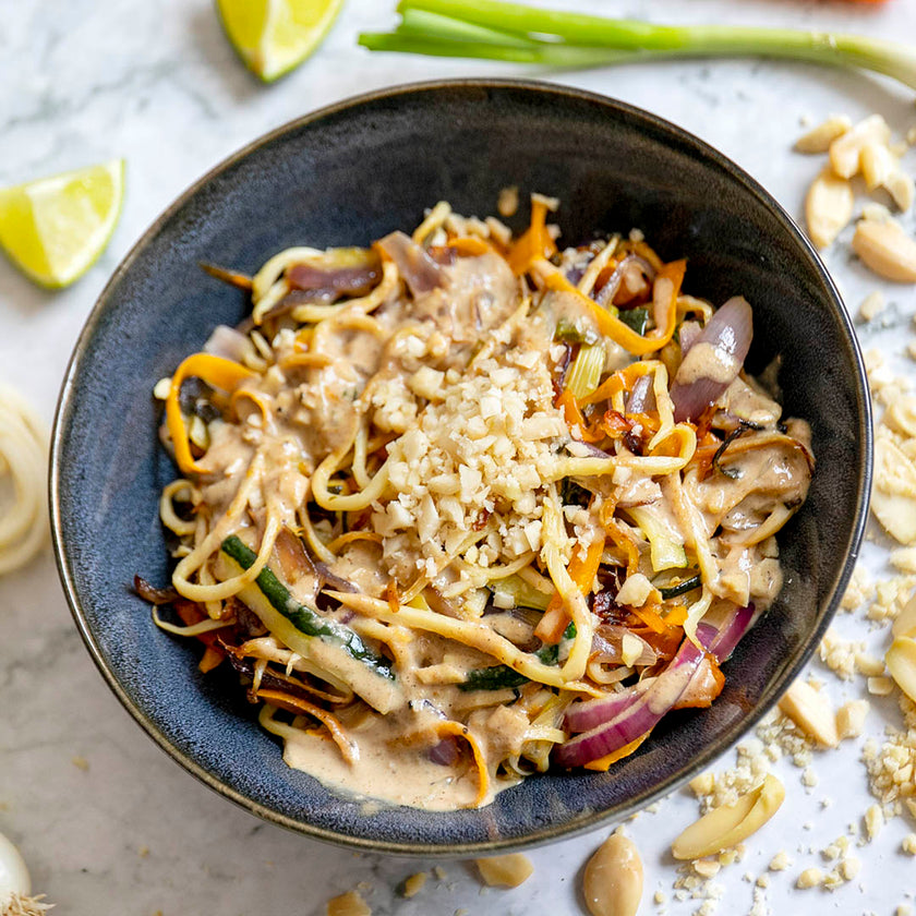Sommerliches Low-Carb Veggie Pad Thai