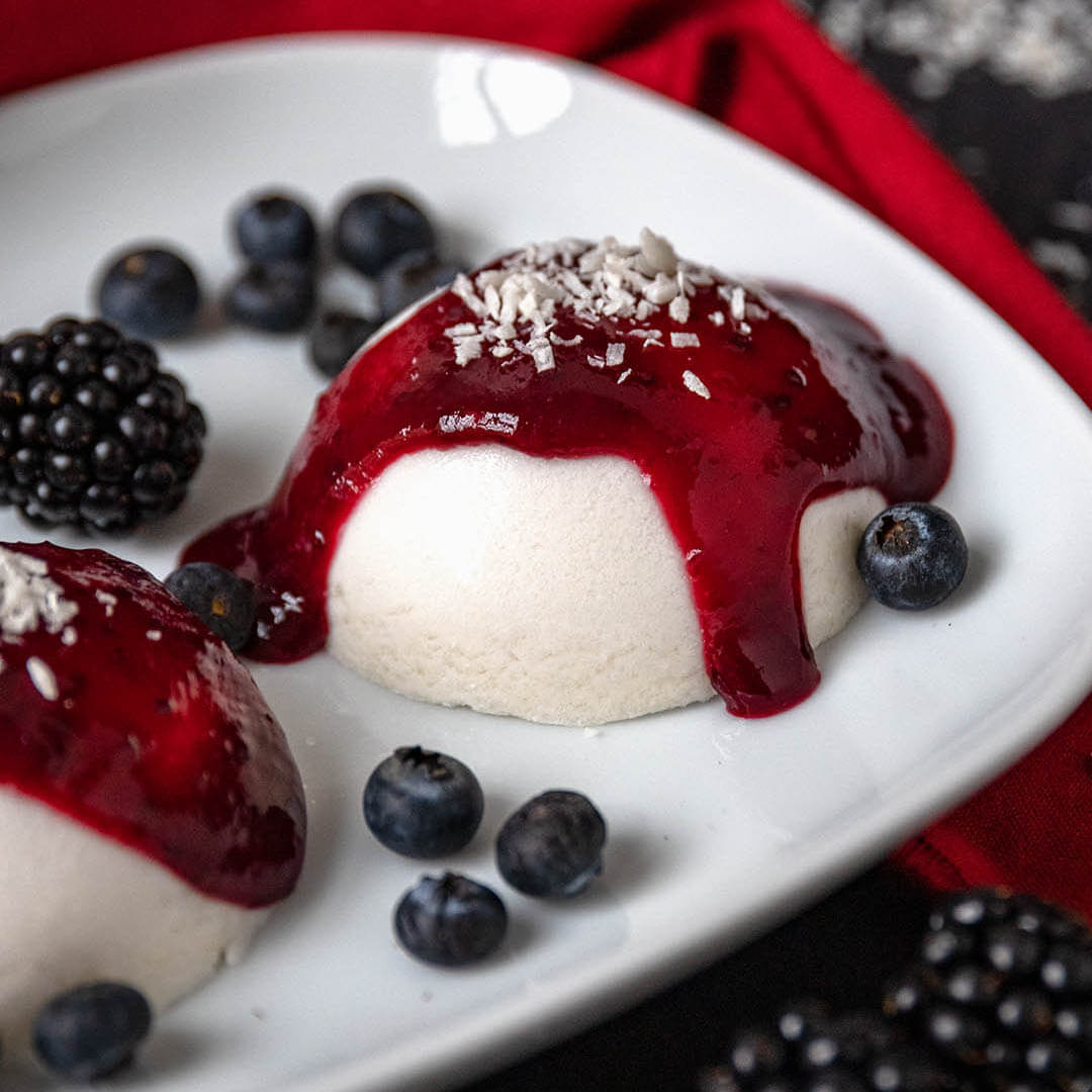 Keto & Paleo Kokos Panna Cotta