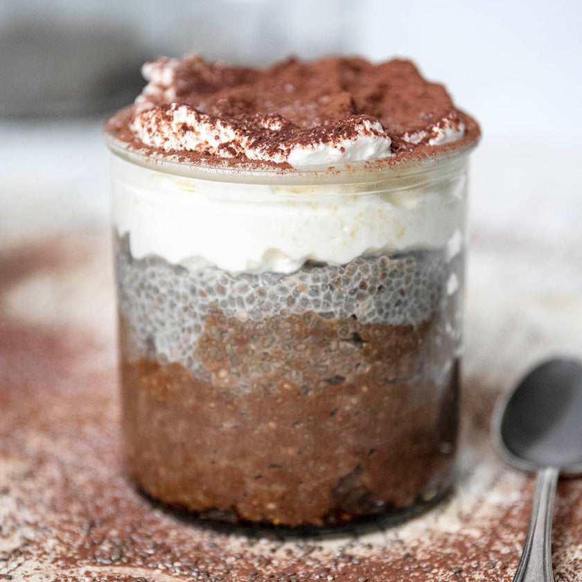 Low-Carb & Keto Tiramisu-Chiapudding