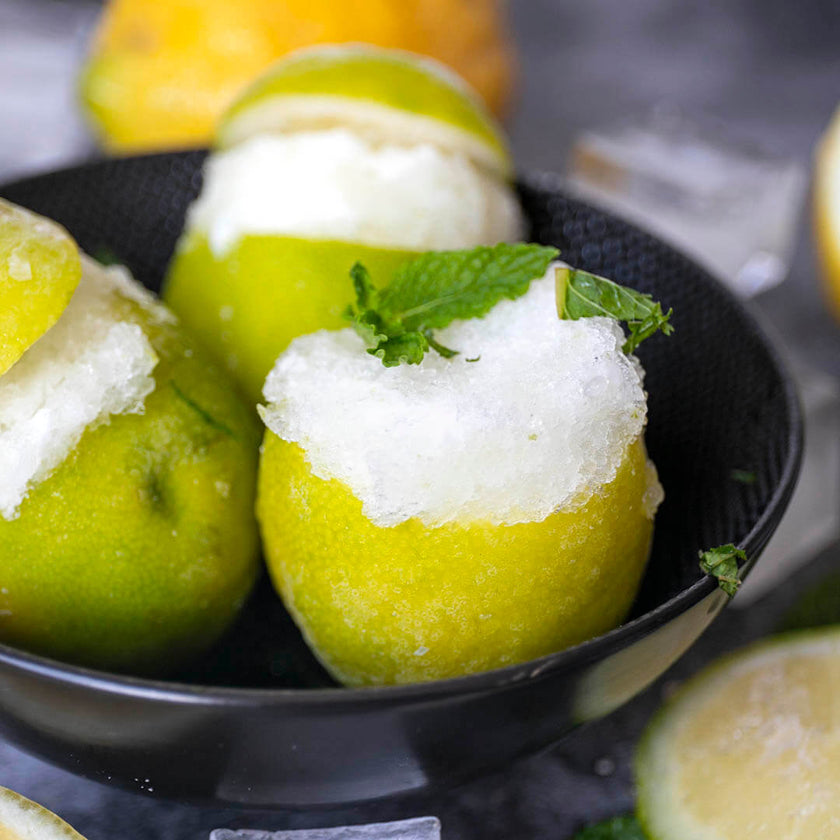 Zuckerfreies Zitronensorbet – Keto-tauglich