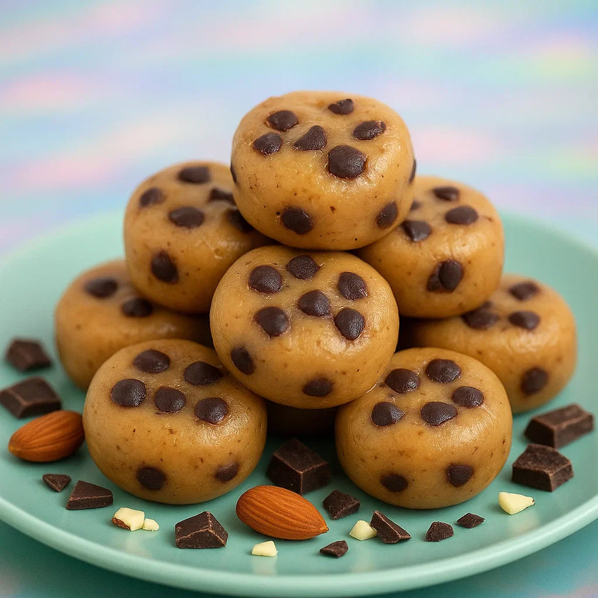 Cookie Dough Protein-Fudge mit Kollagen