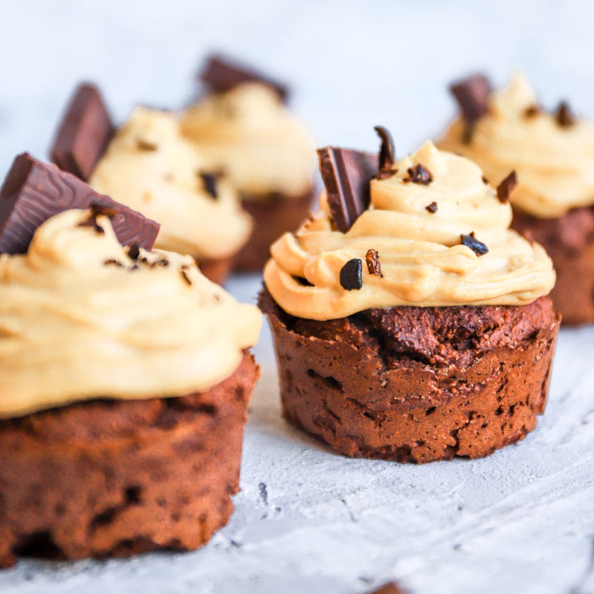 Low-Carb & Keto Mokka-Cupcakes