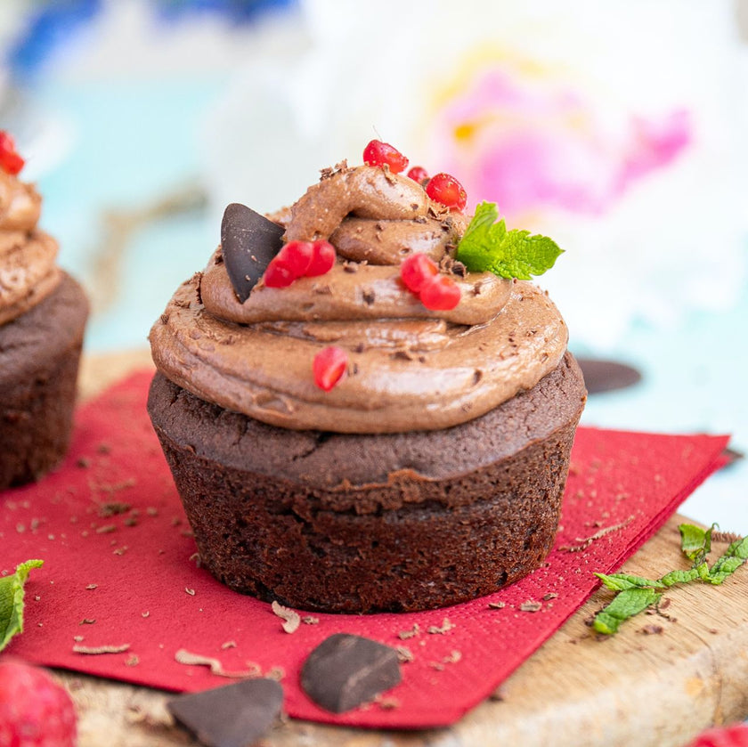 Low-Carb & Keto Schoko-Cupcakes