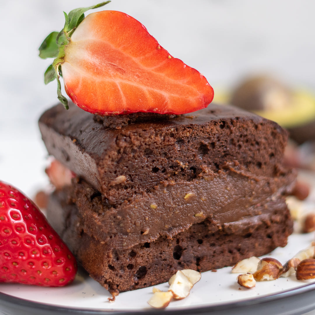 Low-Carb Brownie-Sandwich ohne Mehl und Zucker