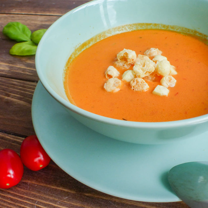 Low-Carb & Keto Tomaten-Creme-Suppe