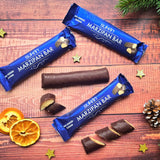 Lower-Carb* Marzipan Schokoriegel