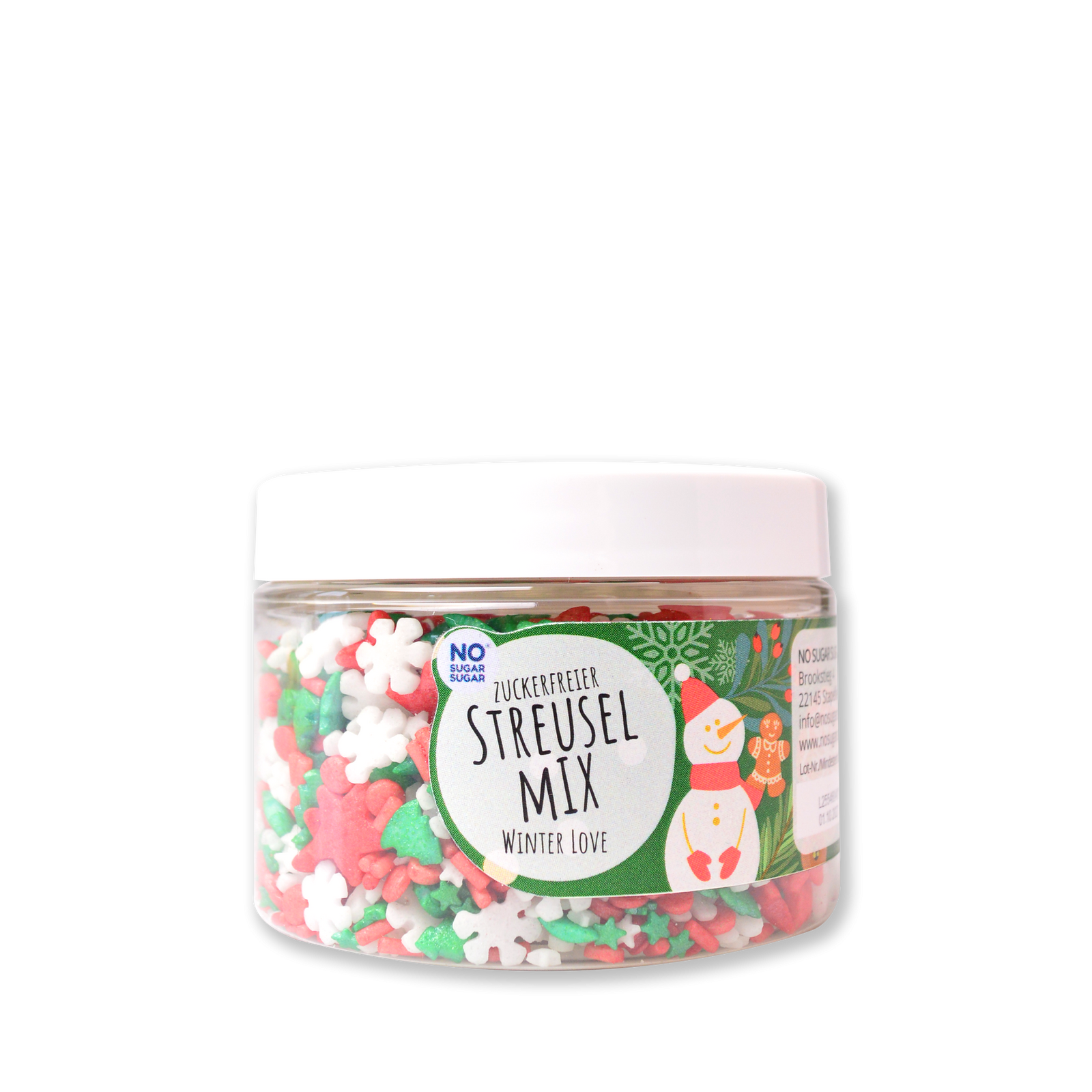 Zuckerfreier Streuselmix Winter Love