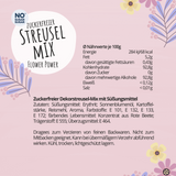 Zuckerfreier Streuselmix Flower Power