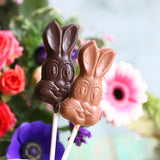 Lower-Carb* Osterhasen Edelbitter Schokoladenlolli