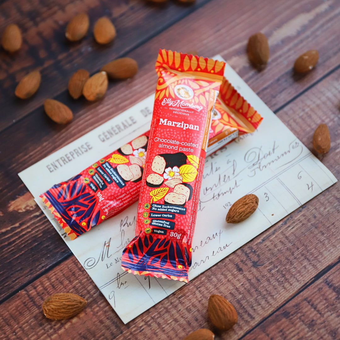 Gourmet Marzipan Schokoriegel
