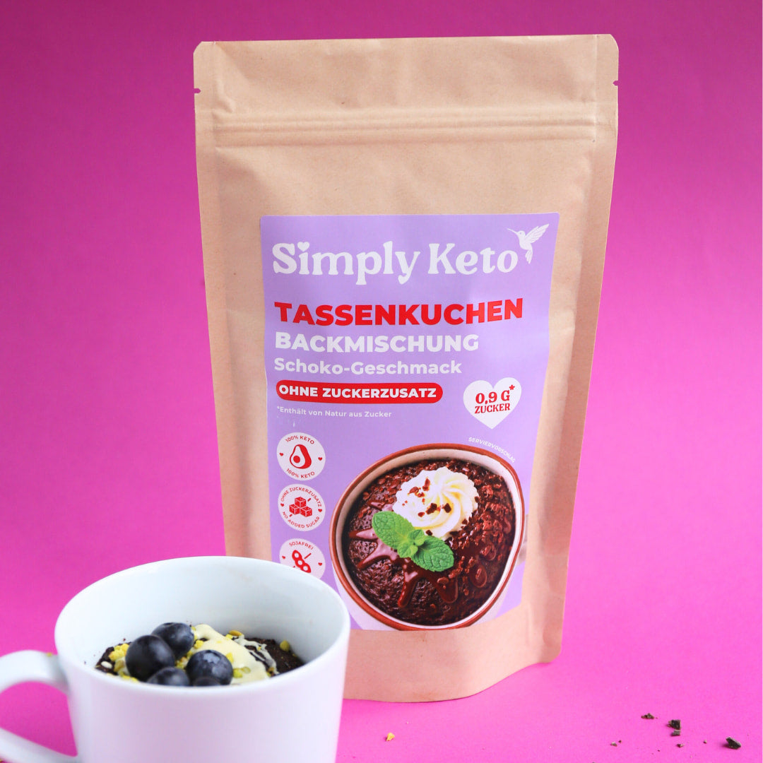 Keto Tassenkuchen Backmischung - Schoko