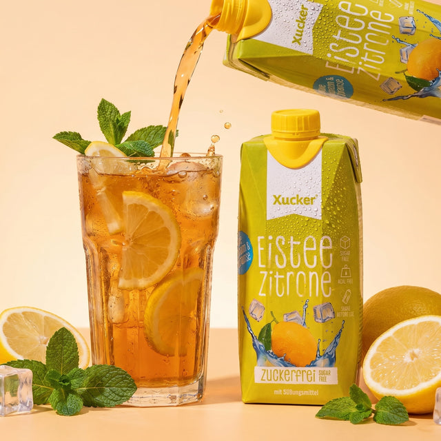 Lower-Carb* Eistee Zitrone