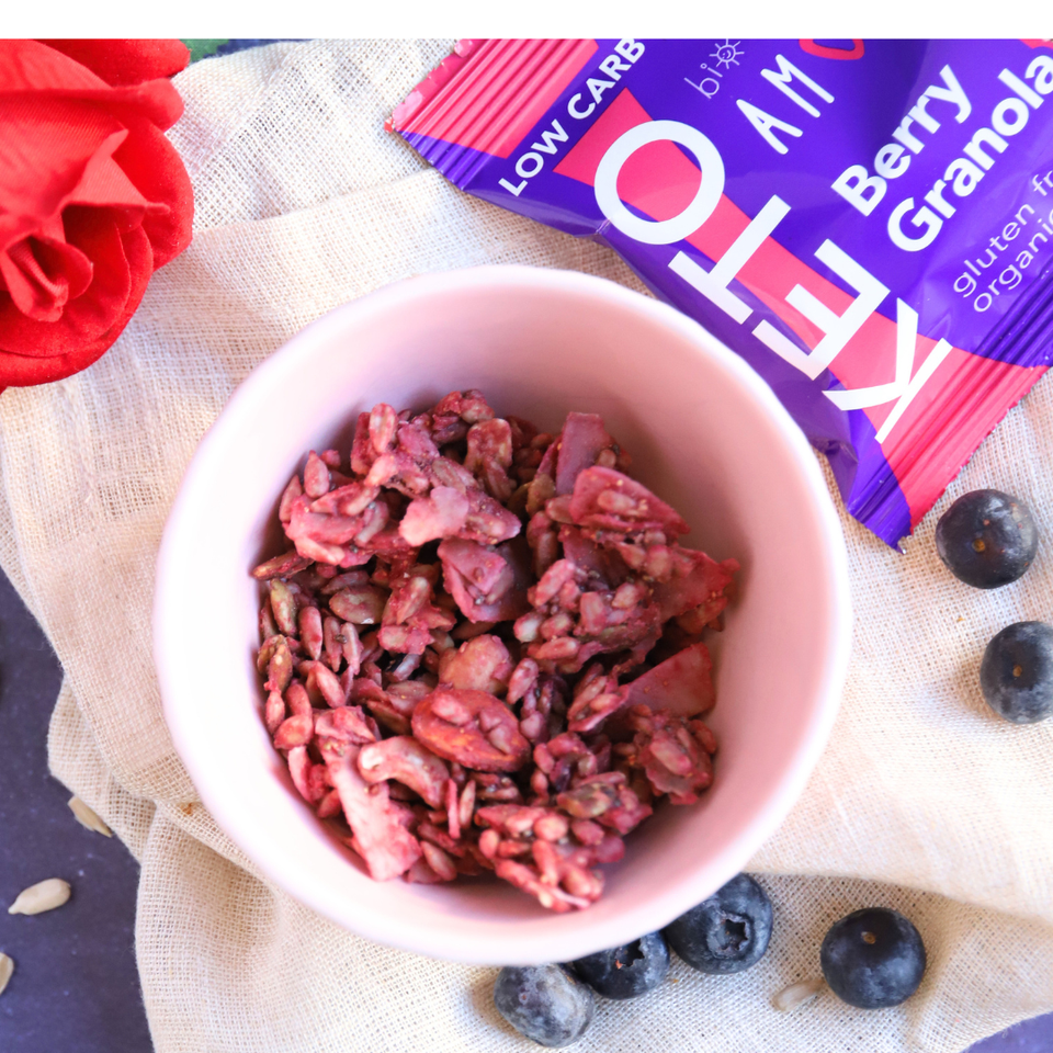 AMORE Keto Granola On the Go Waldfrucht