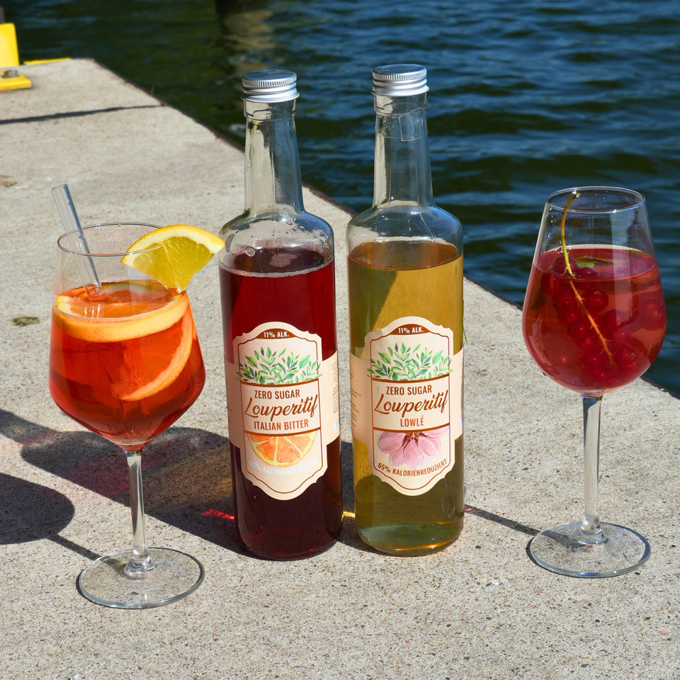 Lowperitif Lowlé | Alkoholhaltiger Aperitif ohne Zucker