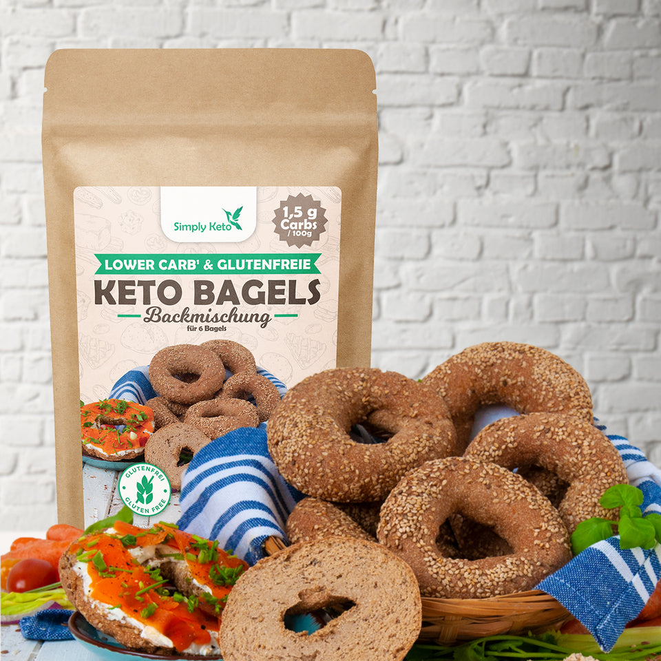 Lower-Carb* Bagel Backmischung