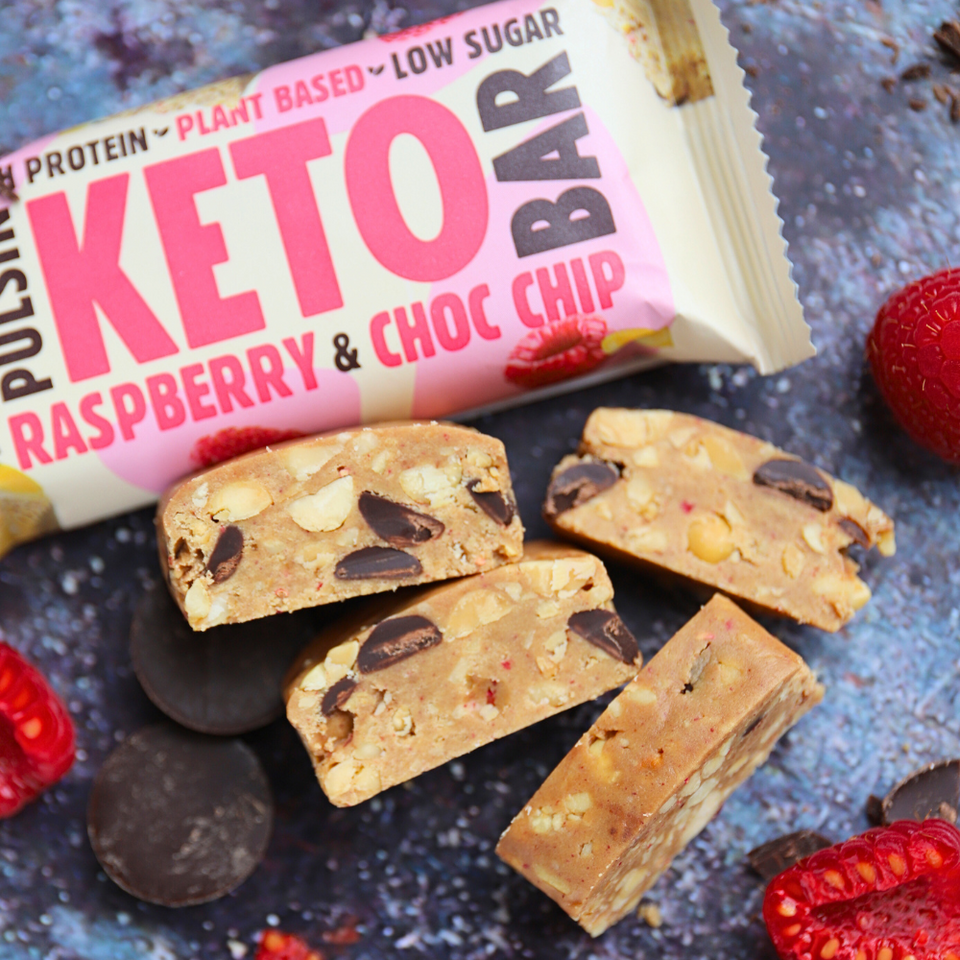 Raspberry & Choc Keto Riegel | Maxipack 18x50g