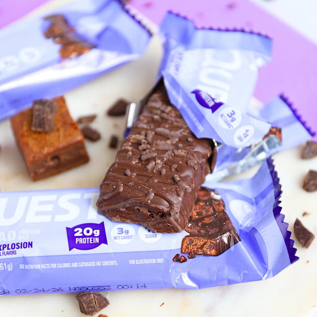 Chocolate Explosion Overload Quest Proteinriegel